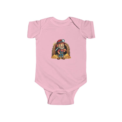 San Francisco Football Cartoon Miner Infant Bodysuit
