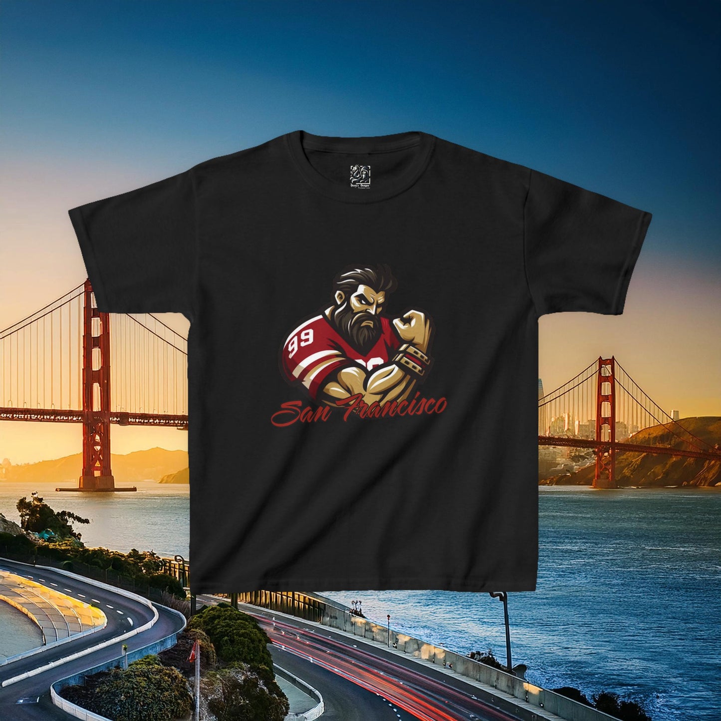 San Francisco Football Fan Kids Tee