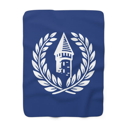 Everton Logo Sherpa Fleece Blanket