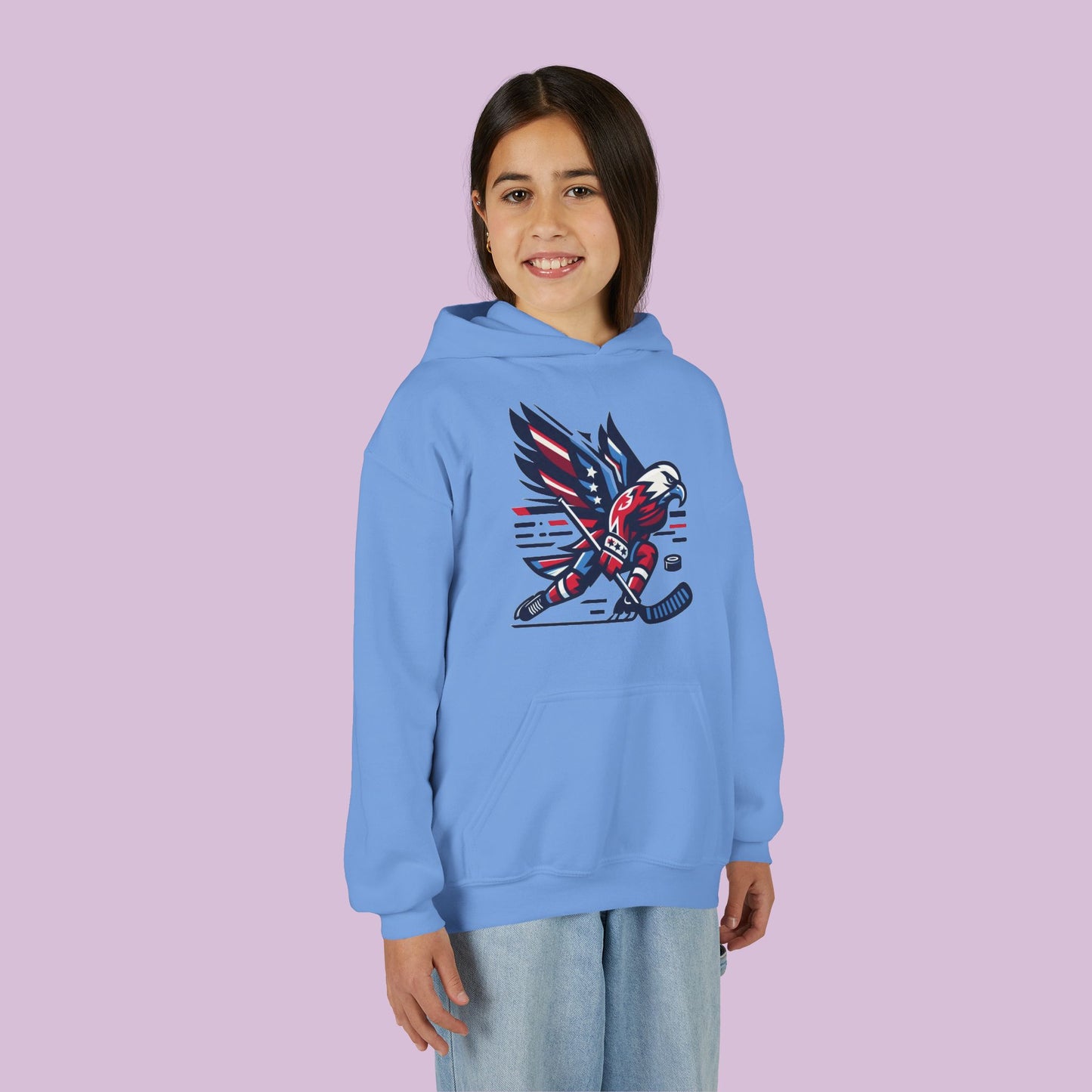 Washington Hockey Eagle Youth Hoodie