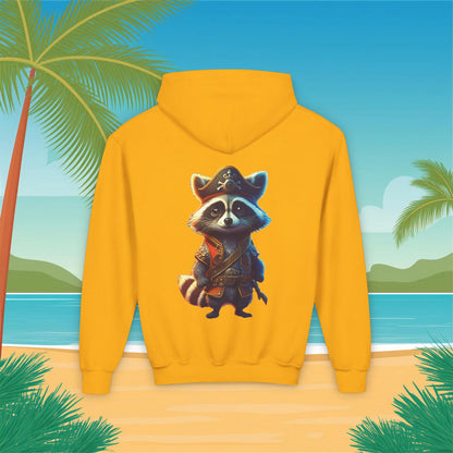 Raccoon Pirate Youth Hoodie