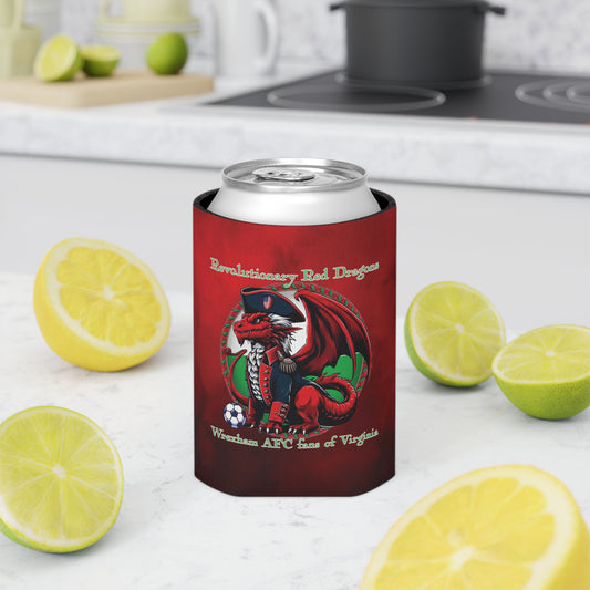 Revolutionary Red Dragons Logo Can Cooler - Red Smoke