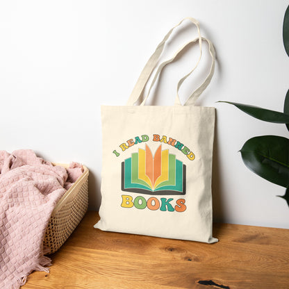 I Read Banned Books Canvas Tote