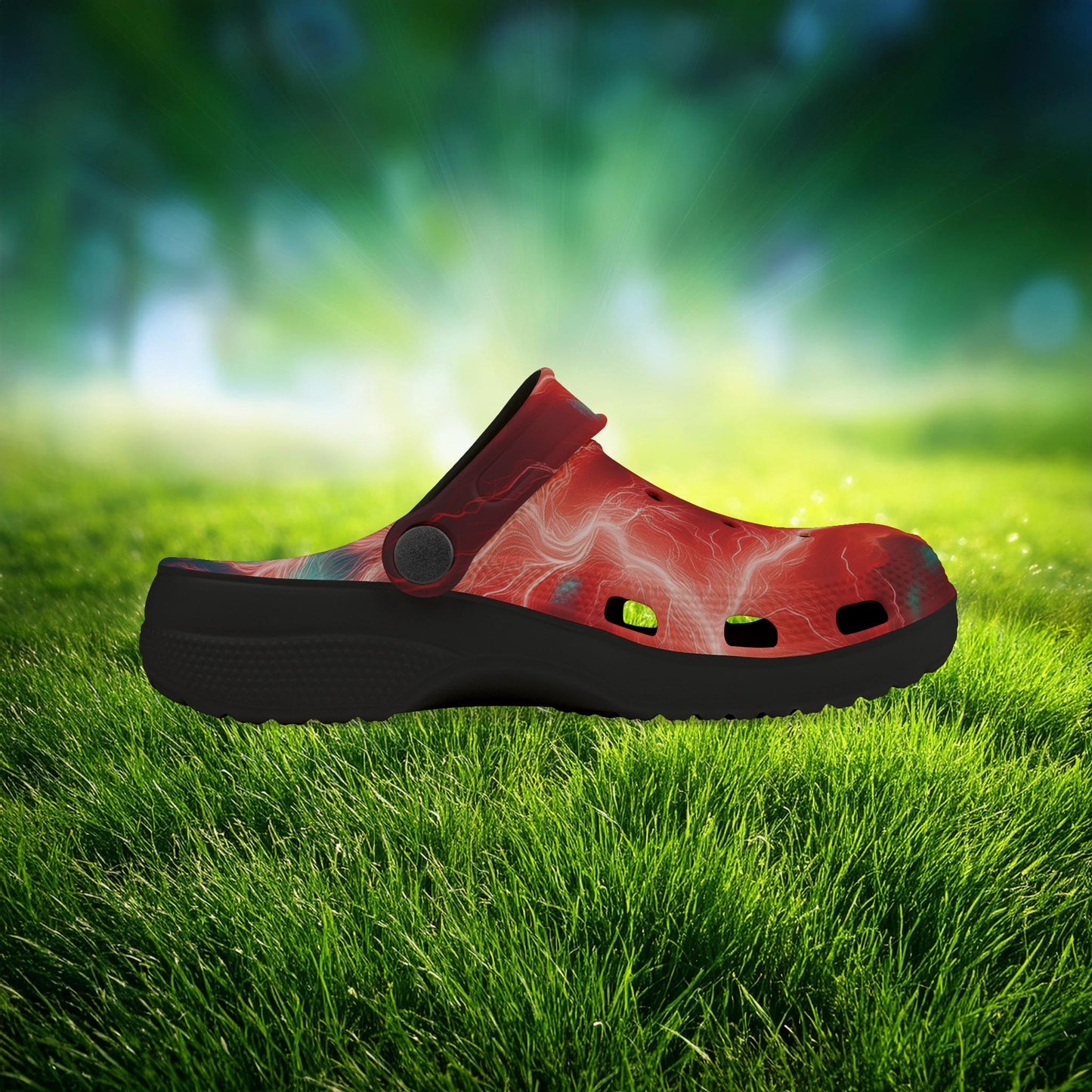 Red Storm Kid's Foam Clogs