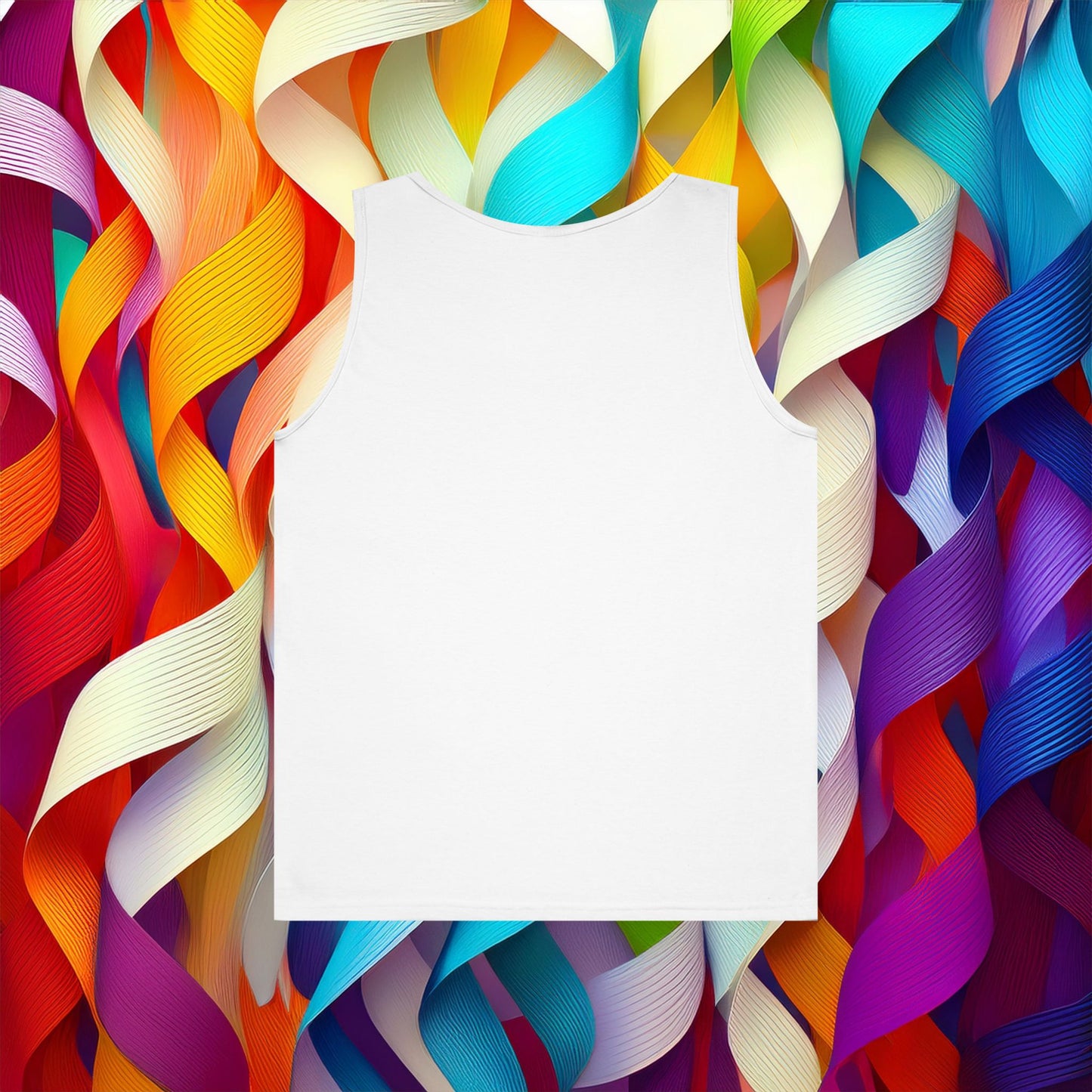 Rainbow Heart Unisex Tank Top