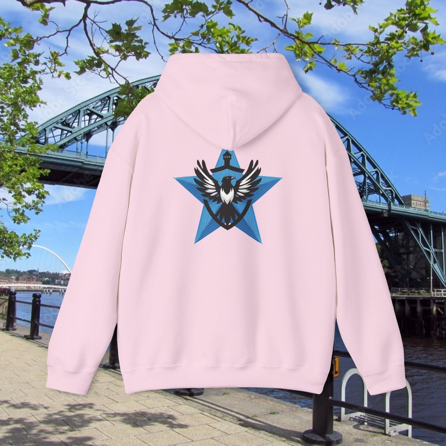 Newcastle United Blue Star Mags Hoodie