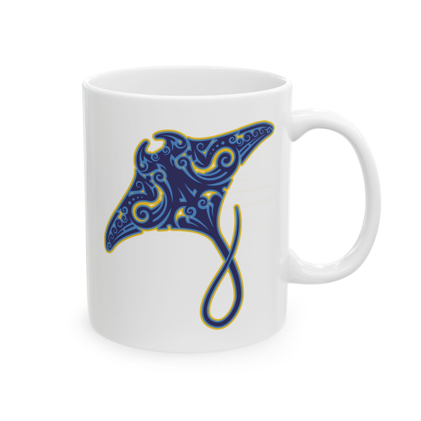 Manta Ray Ceramic Mug (11oz/15oz)