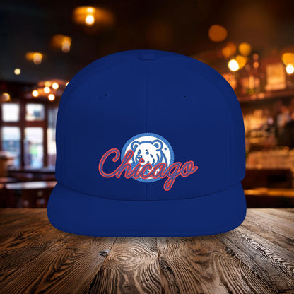 Chicago Bear Cub Baseball Flat Bill Snapback