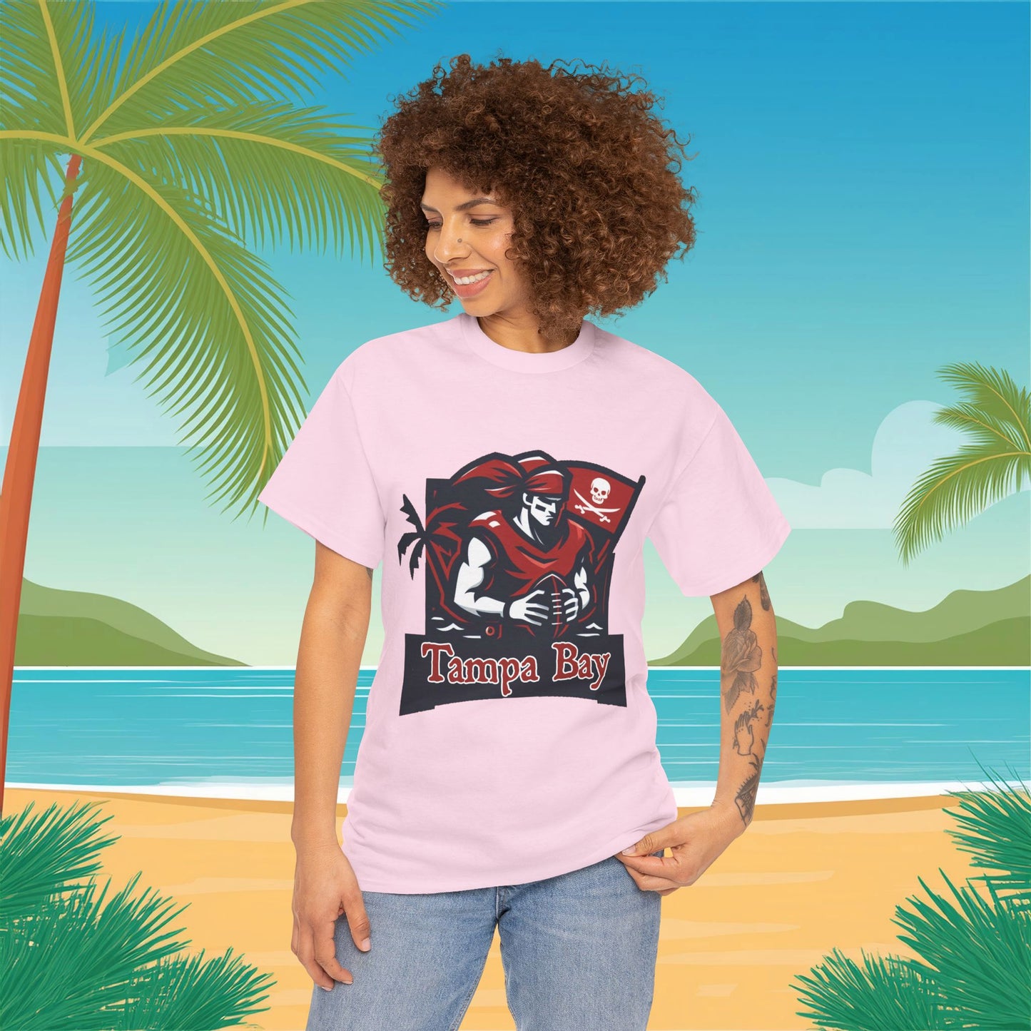 Tampa Bay Football Player Tee