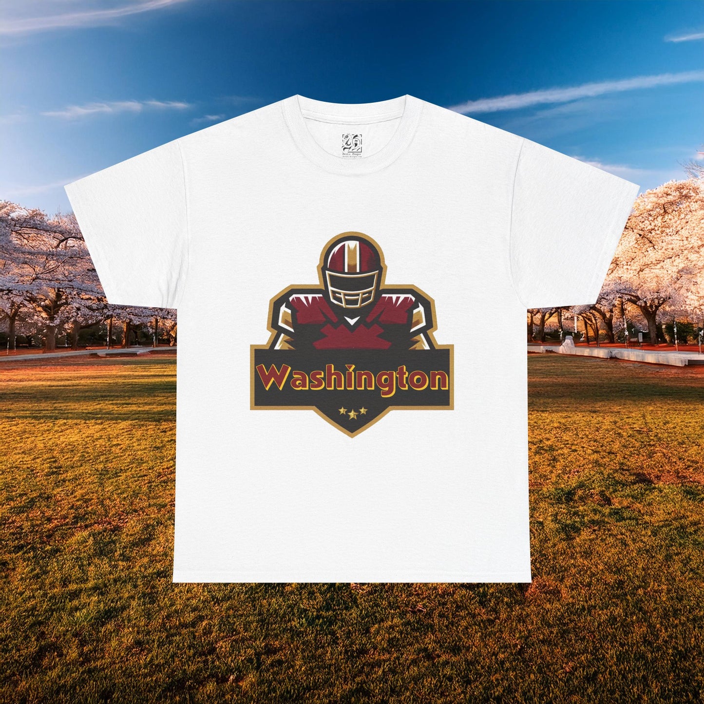 Washington Football Player Logo Tee