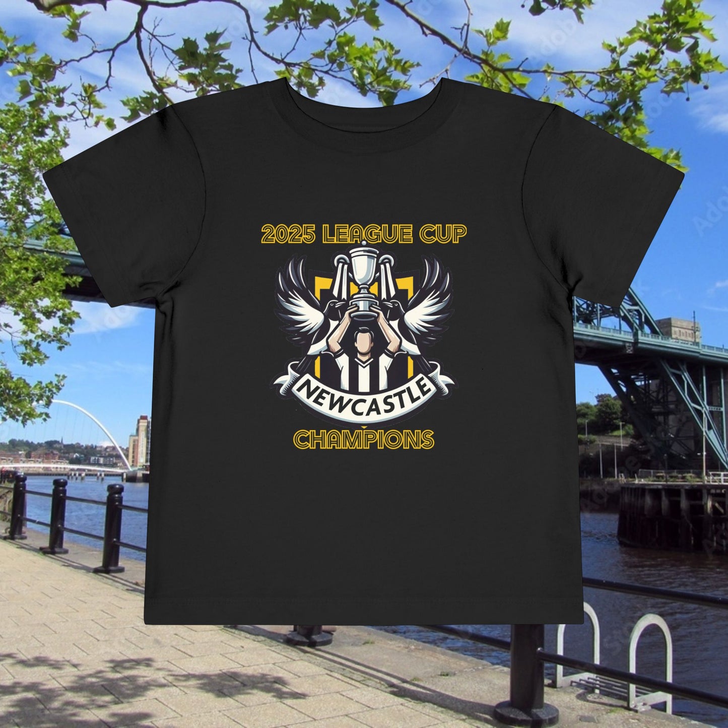 Newcastle Cup Champions Crest Toddler Tee