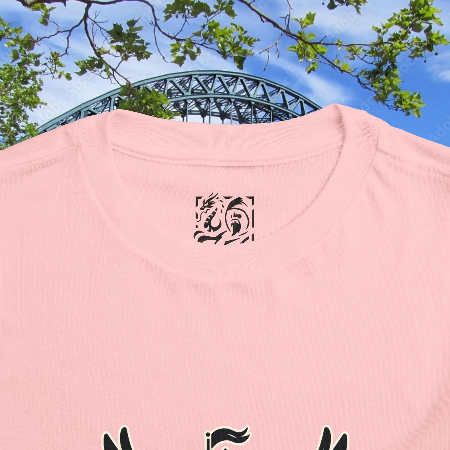 Newcastle United B&W Crest Toddler Tee