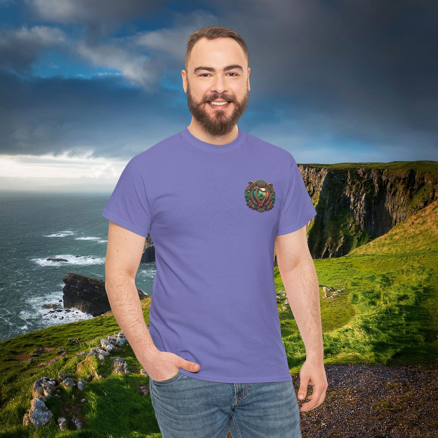 Ireland Harp Crest Tee