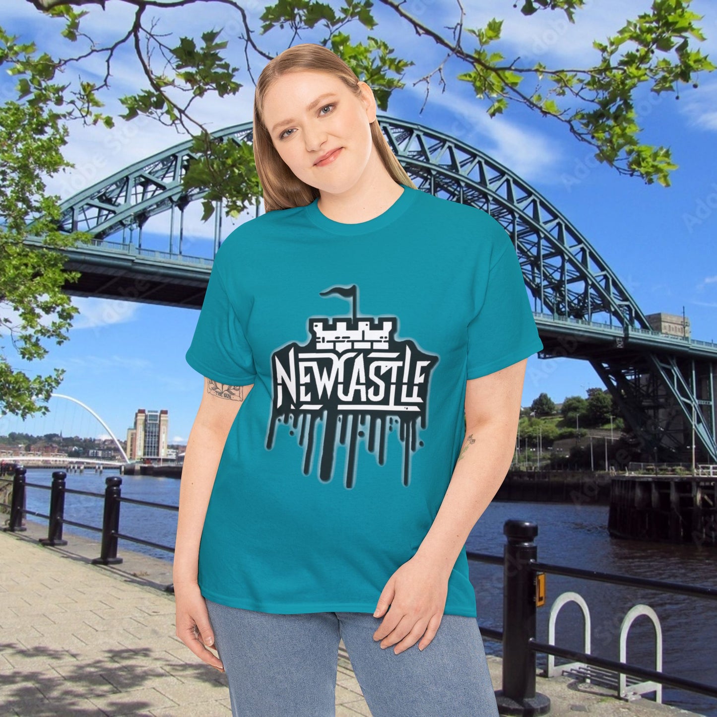 Newcastle Dripping Graffiti Tee