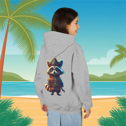 Raccoon Pirate Youth Hoodie