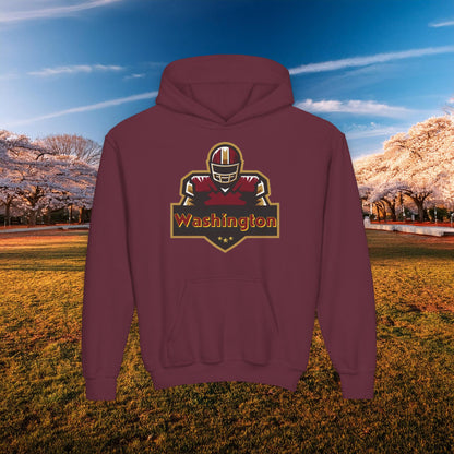 Washington Football Player Logo Youth Hoodie