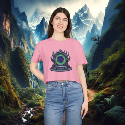 Dark Portal Women's Crop Tee