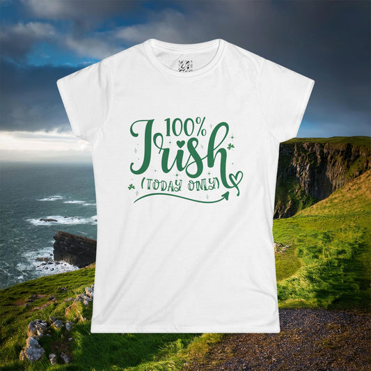 100% Irish Women's Softstyle Tee