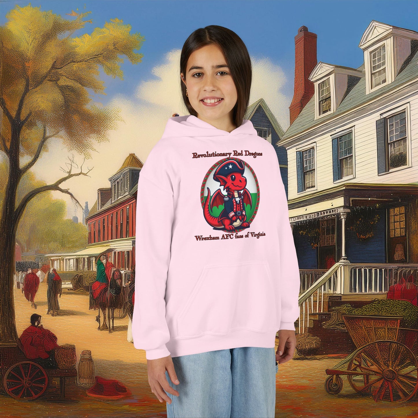 Mini Revolutionary Red Dragons Youth Hoodie