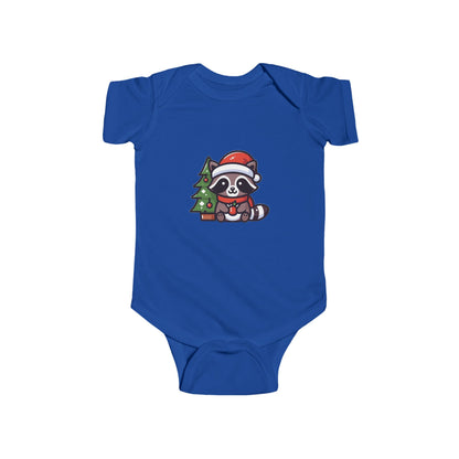 Christmas Raccoon Infant Bodysuit