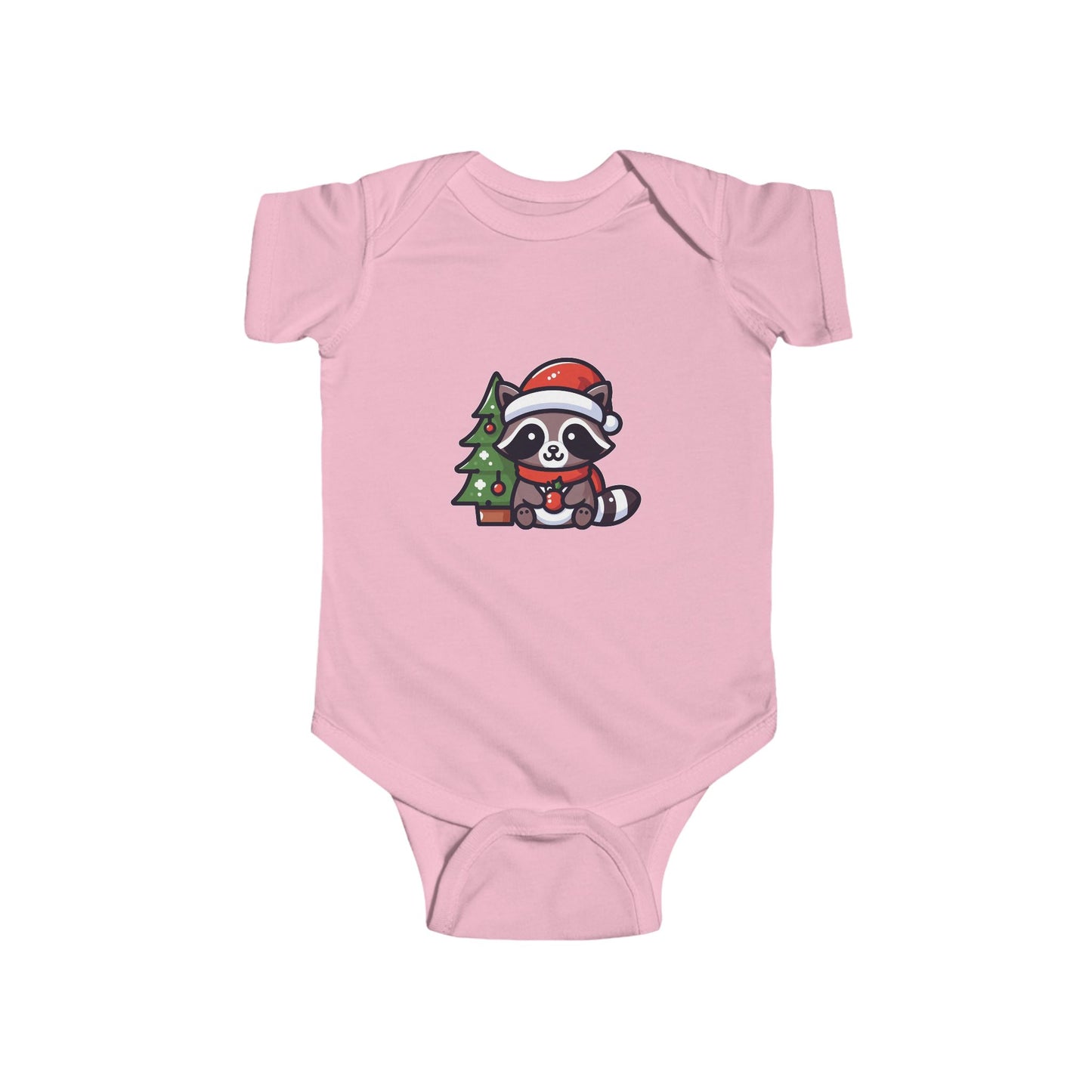 Christmas Raccoon Infant Bodysuit