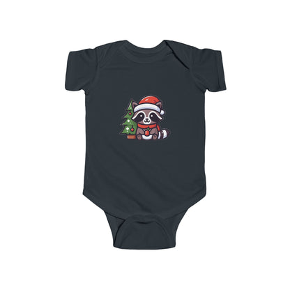 Christmas Raccoon Infant Bodysuit