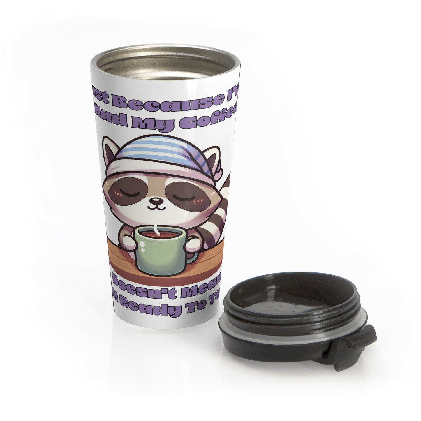 Raccoon Coffee Travel Mug