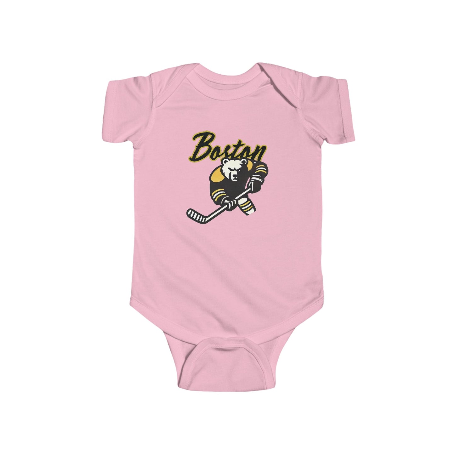 Boston Hockey Bear Infant Bodysuit