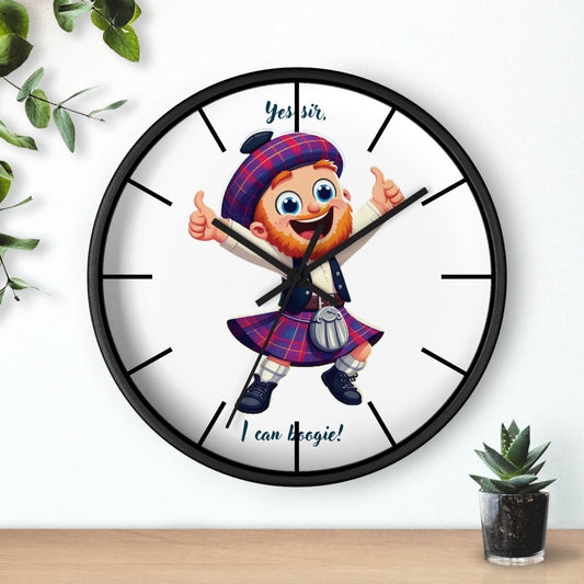 Scotland Can Boogie Wall Clock