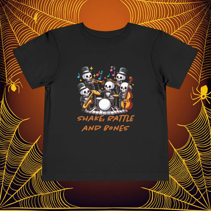 Skeleton Shake, Rattle and Bones Toddler Tee