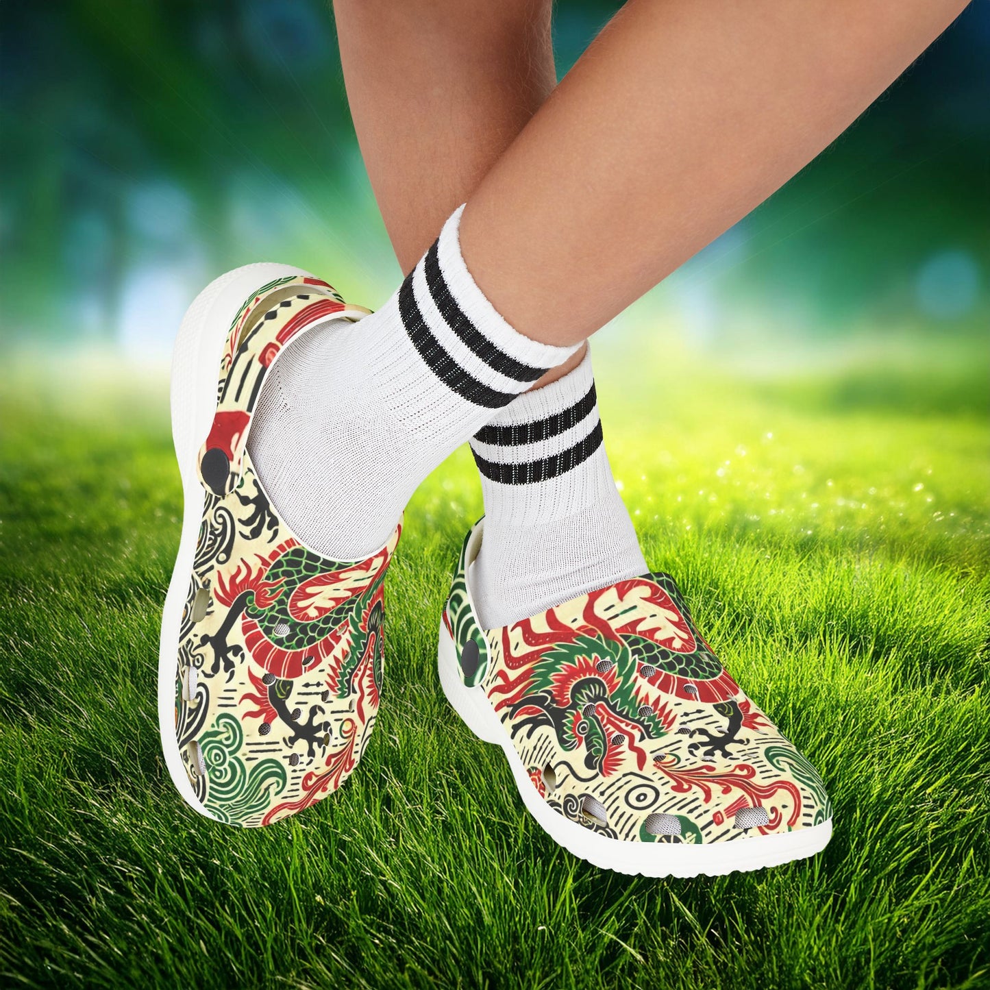 Dragon Dance Kid's Foam Clogs