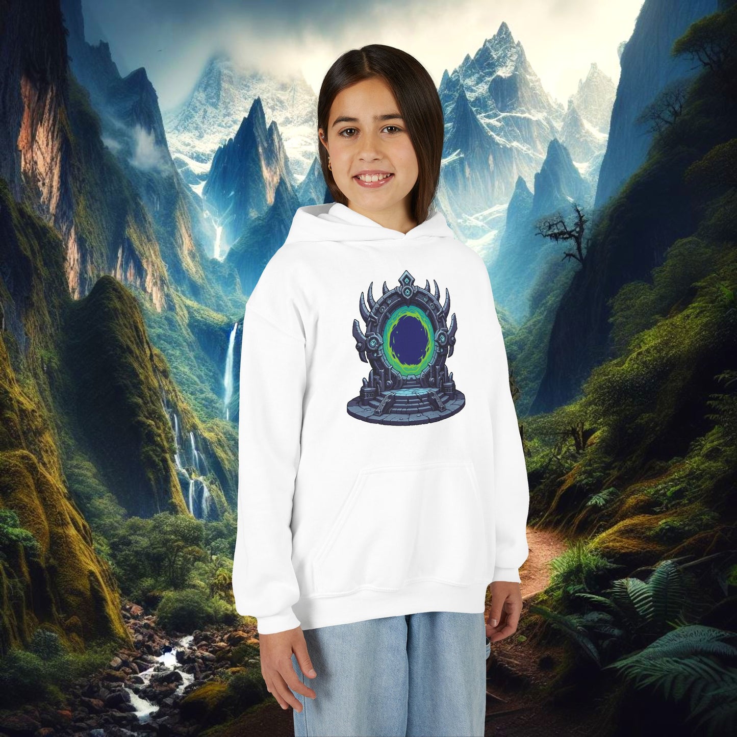 Dark Portal Youth Hoodie