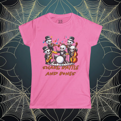 Shake, Rattle. and Bones Women's Softstyle Tee