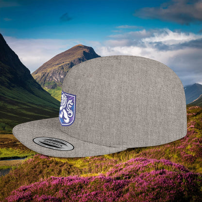 Rampant Lion Crest Flat Bill Snapback