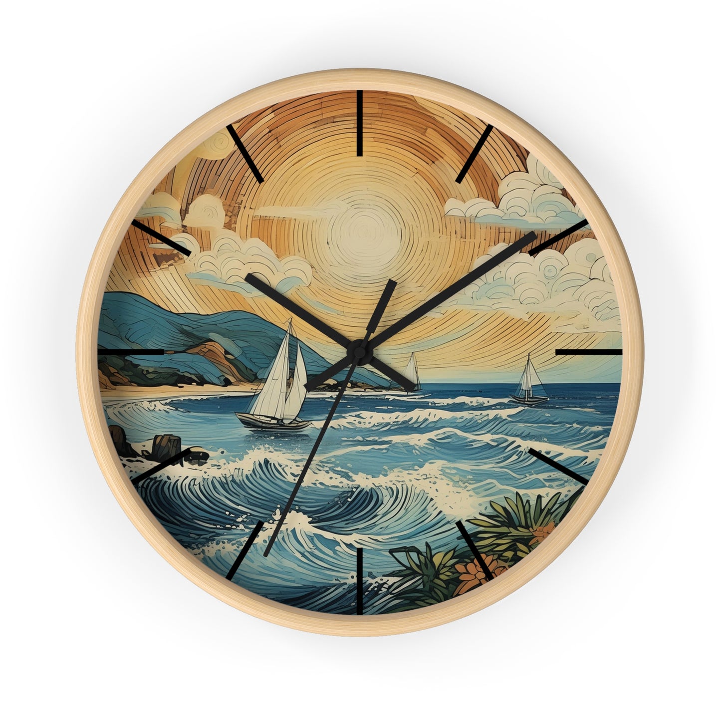 Sailing Weather Wall Clock