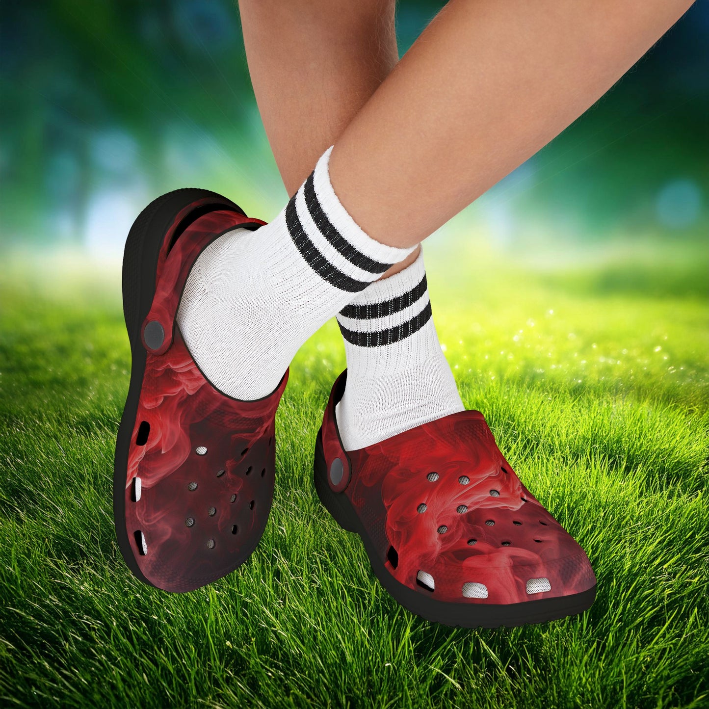 Dragon Smoke Kid's Foam Clogs