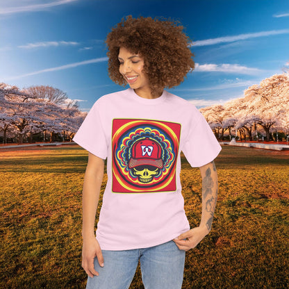 Psychedelic Funky W Skull Tee