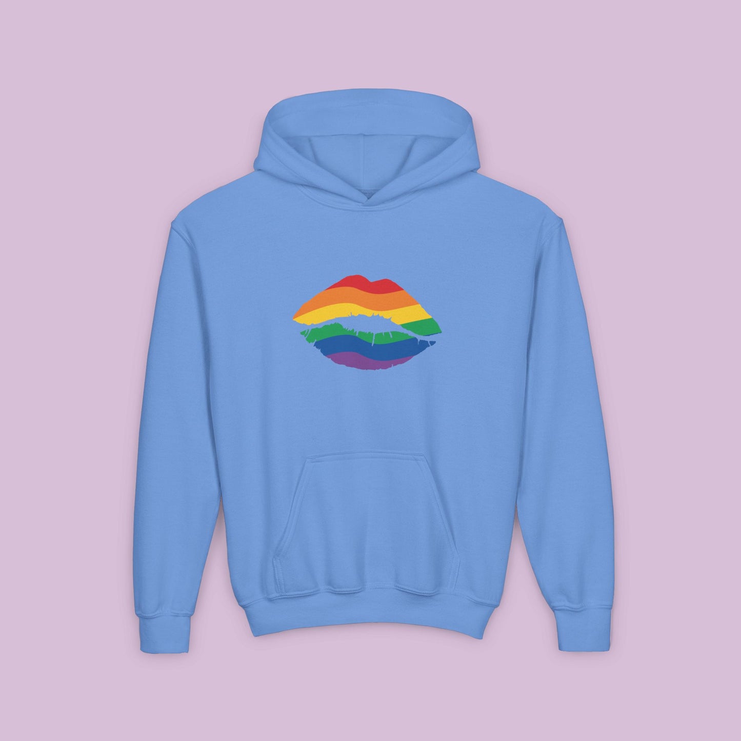 Rainbow Kiss Youth Hoodie