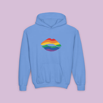 Rainbow Kiss Youth Hoodie