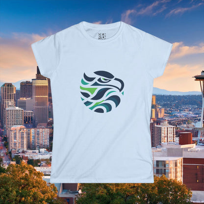 Seattle Football Logo Women's Softstyle Tee
