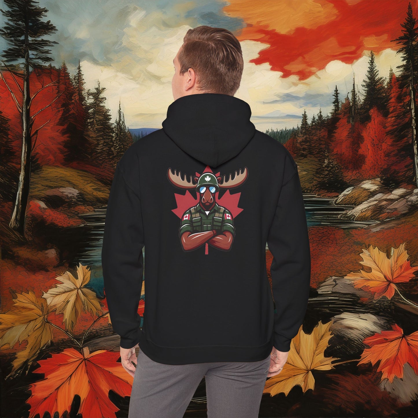 Canadian Moose "Antlers Up" Hoodie