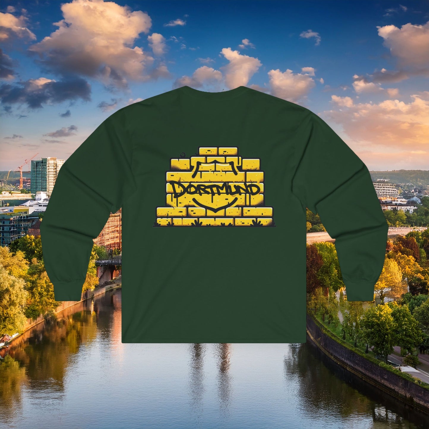 Dortmund Yellow Wall Long Sleeve Tee