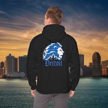 Detroit Football Skyline Hoodie