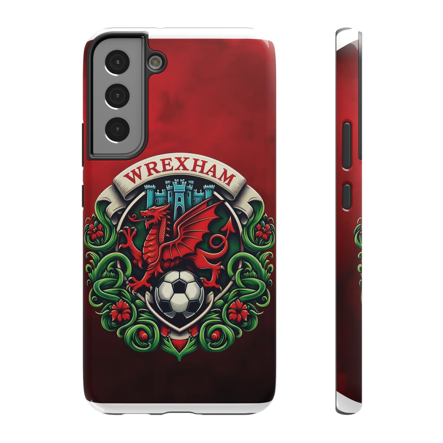 Wrexham Crest Impact-Resistant Cases