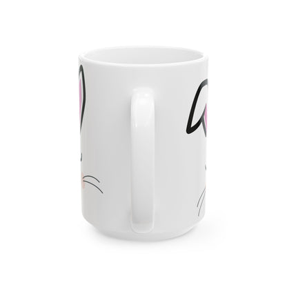 Bunny Face Ceramic Mug (11oz/15oz)