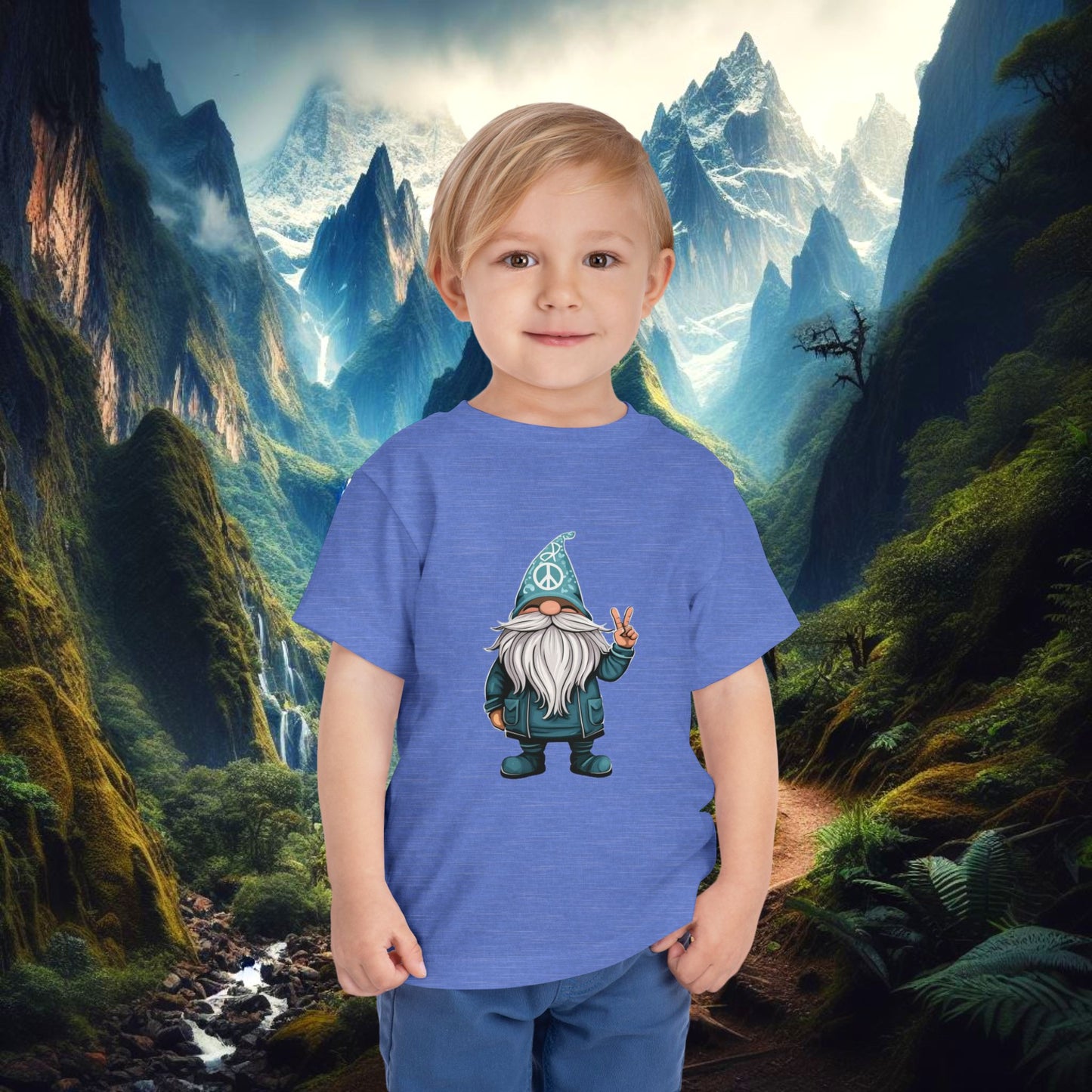 Peace Gnome Toddler Tee