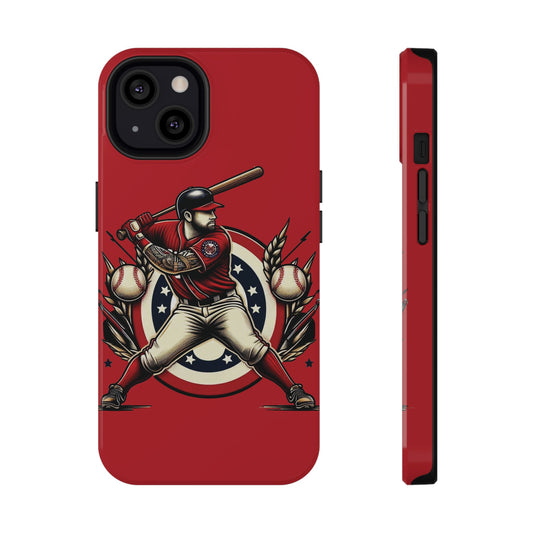 Washington Baseball At Bat Impact-Resistant Cases