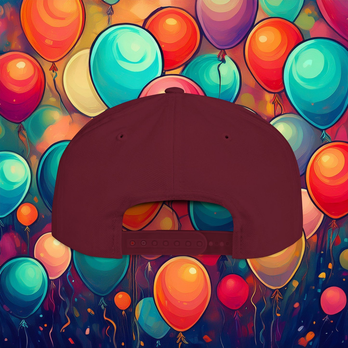 Rainbow Love Flat Bill Snapback