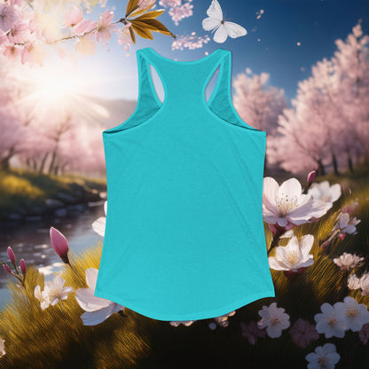 The T Elders Butterfly Graphic Racerback Tank Top