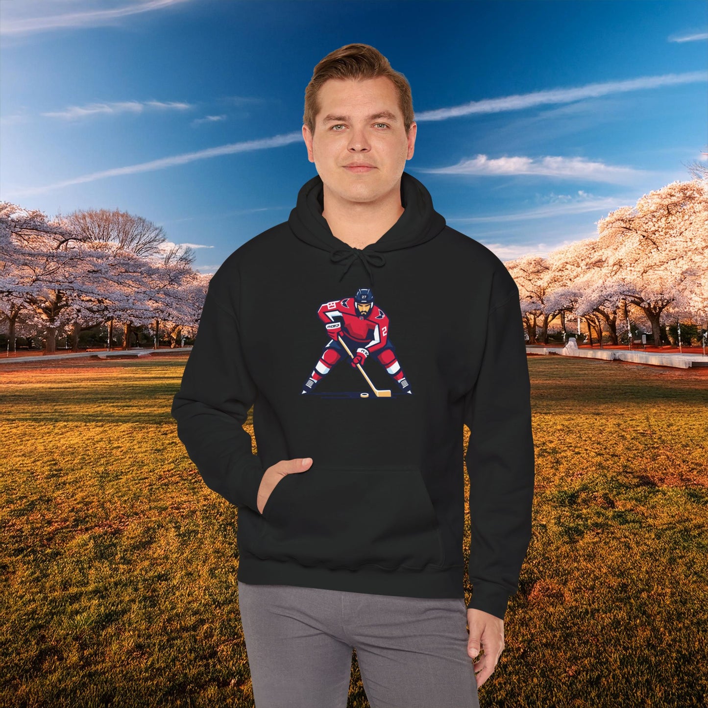 Washington Hockey Player Hoodie